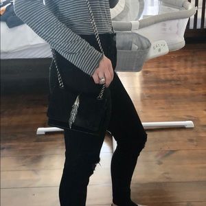 Zara woman suede boho purse